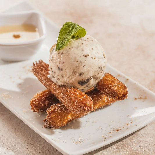 Churros con cajeta