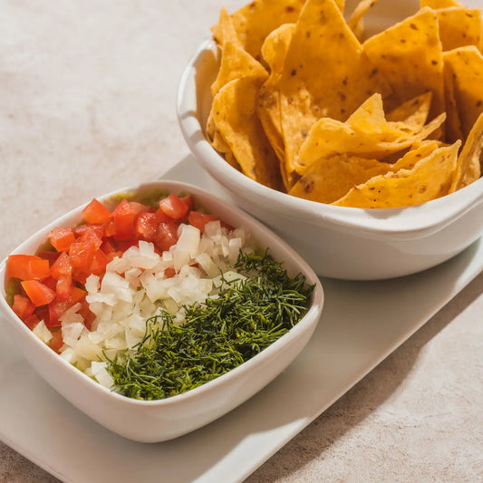 Guacamole con totopos