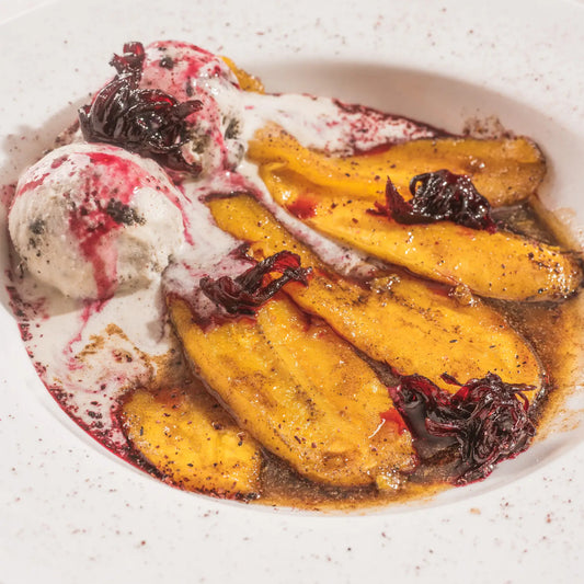 Platanos flambeados al tequila